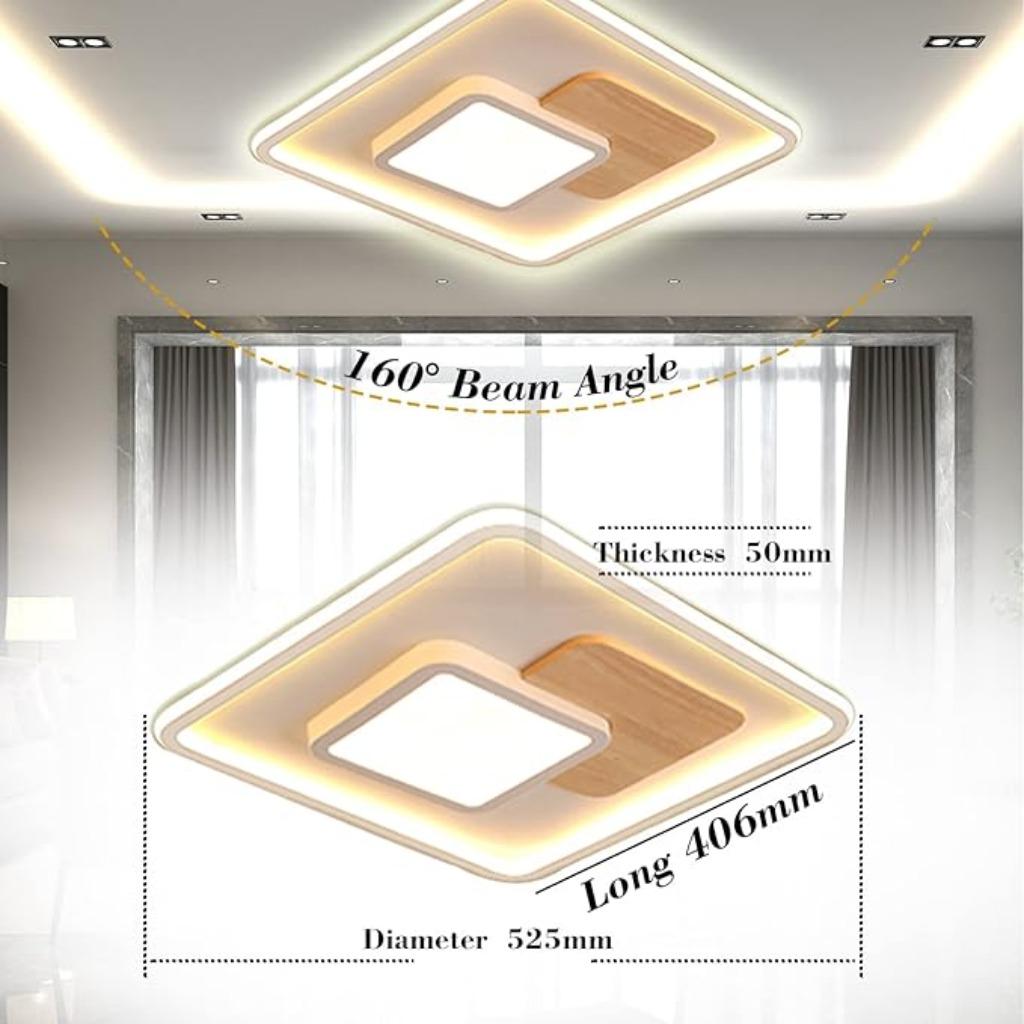 Plafonnier LED carré LIVRAISON RAPIDE ET GRATUITE, Envoi, Neuf, MODERN84