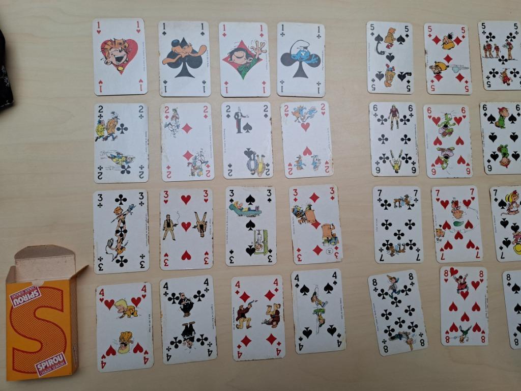 Spirou kaartspel met komisch thema, Boeken, Stripverhalen, Ophalen of Verzenden