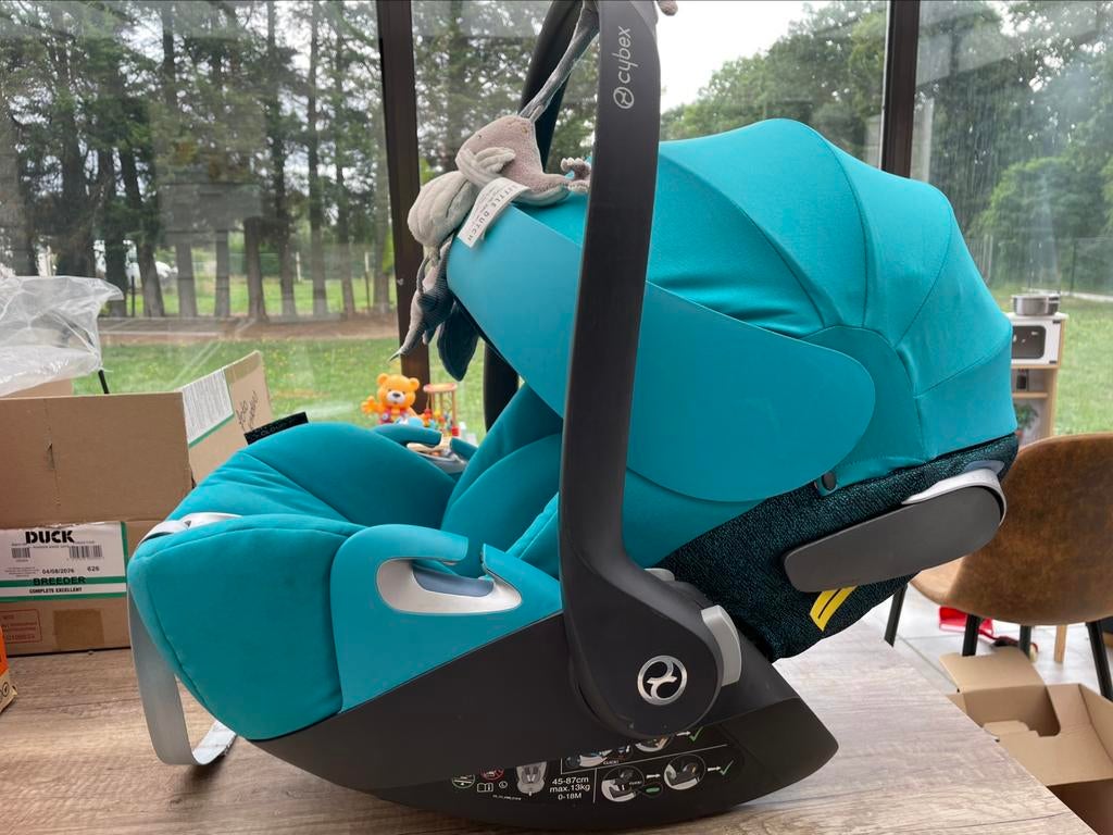 Cybex autostoel + base + meegroeistoel, Kinderen en Baby's, Autostoeltjes, Verstelbare rugleuning, Zo goed als nieuw, Isofix, Ophalen