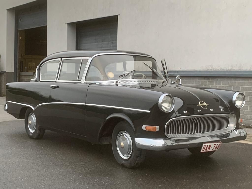 Opel rekord 1958, Autos, Opel, Particulier, Autres modèles, Essence, Coupé, Boîte manuelle, Noir, Beige, Propulsion arrière, Enlèvement