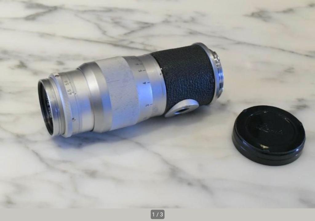 Leica Hector 13,5 cm/f4,5 pour Leica M, Enlèvement ou Envoi, 1940 à 1960, Lentille ou Lentilles