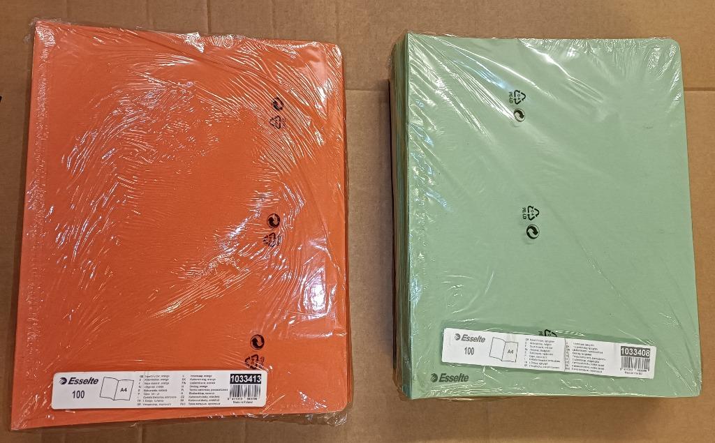 Diverse kleuren ESSELTE inlegmappen NIEUW (2 foto’s), Ophalen, Nieuw