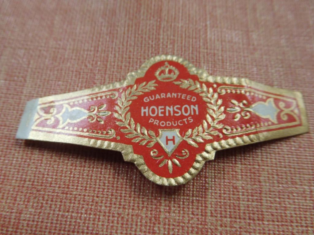 Bague de fabricant Hoenson, Enlèvement ou Envoi, Utilisé, Bagues de cigare