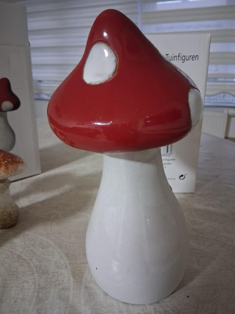 Tuindecoratie paddestoelen Nieuw in doos, Tuin en Terras, Ophalen