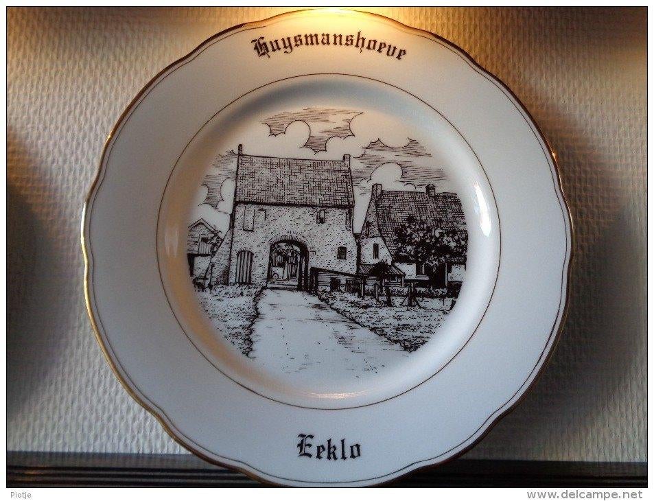 5 unieke borden Magvam porselein van Eeklo, Antiek en Kunst, Ophalen of Verzenden