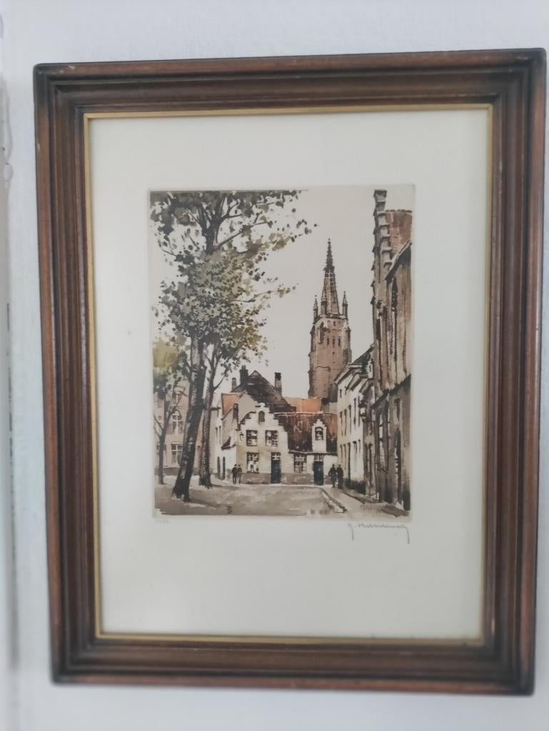 Ets Brugge Roger Hebbelinck, Antiek en Kunst, Ophalen of Verzenden