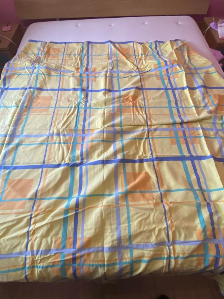 Housse de couette, Maison & Meubles, Chambre à coucher | Linge de lit, Enlèvement ou Envoi, Utilisé, Deux personnes, Housse de couette