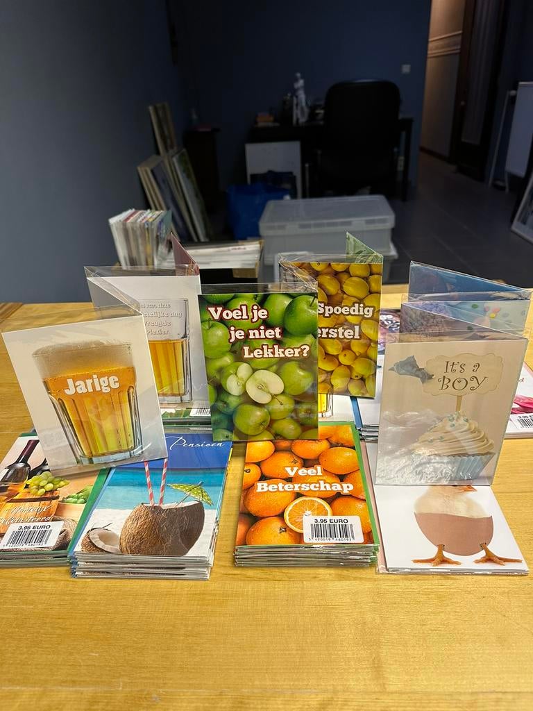 50+ wenskaarten, Ophalen of Verzenden, Nieuw