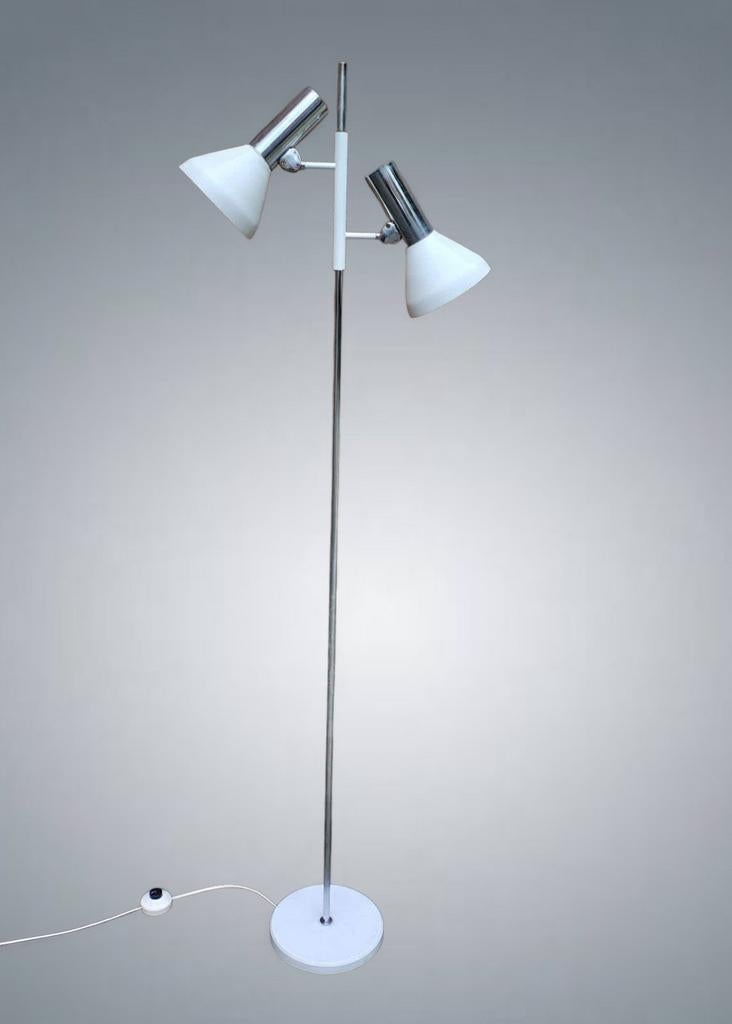 Lampadaire Vintage Ajustable à deux feux 1970's, Enlèvement