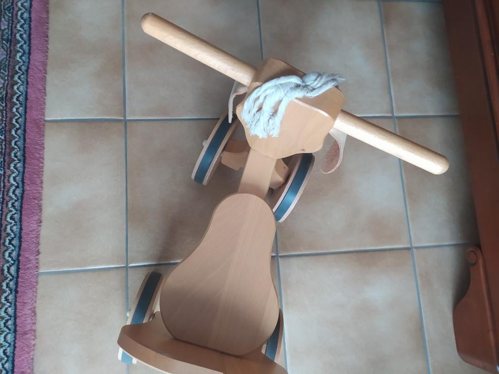 Houten loopfiets, Antiek en Kunst, Ophalen