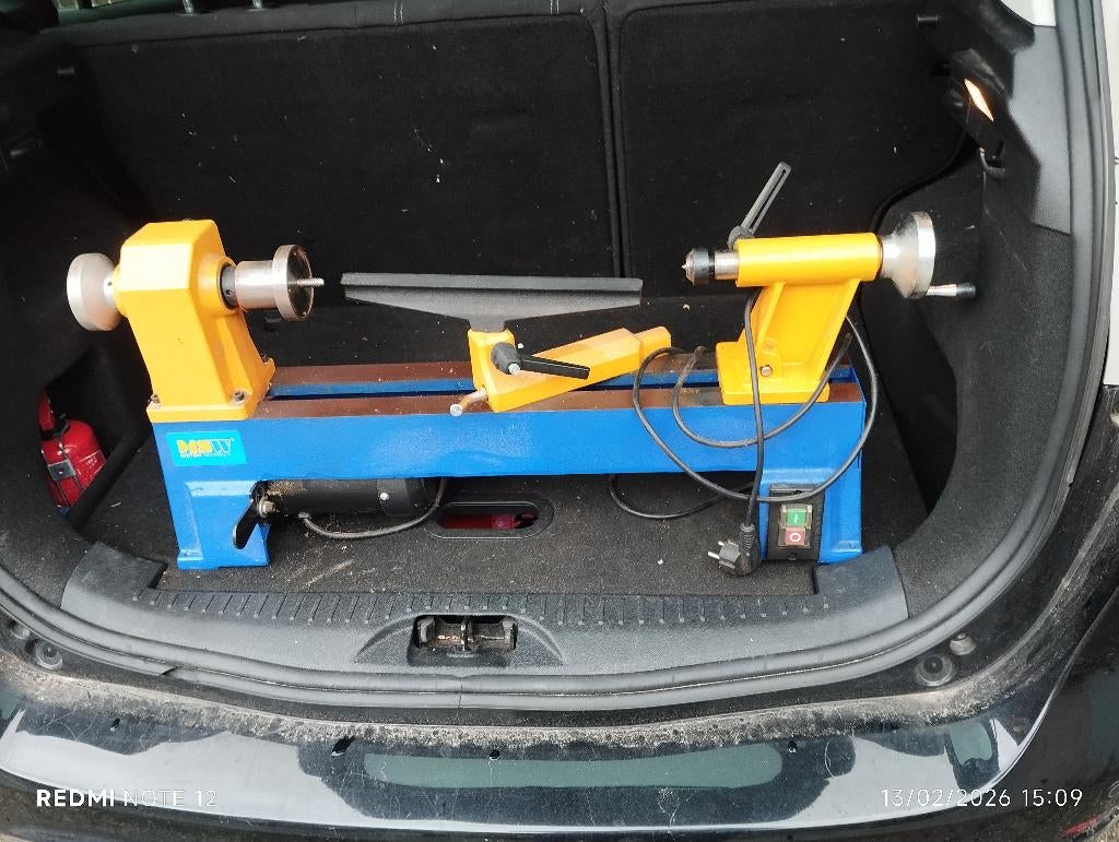 Tour à bois, Bricolage & Construction, Tours, Comme neuf, Tour à bois, Moins de 500 mm, Enlèvement