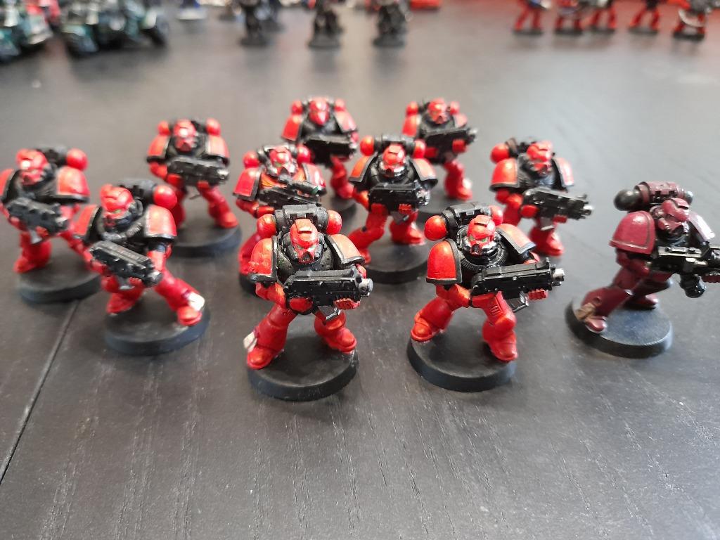 Armée SPACE MARINES Warhammer 40.000, Hobby & Loisirs créatifs, Wargaming, Utilisé, Warhammer, Peint, Enlèvement