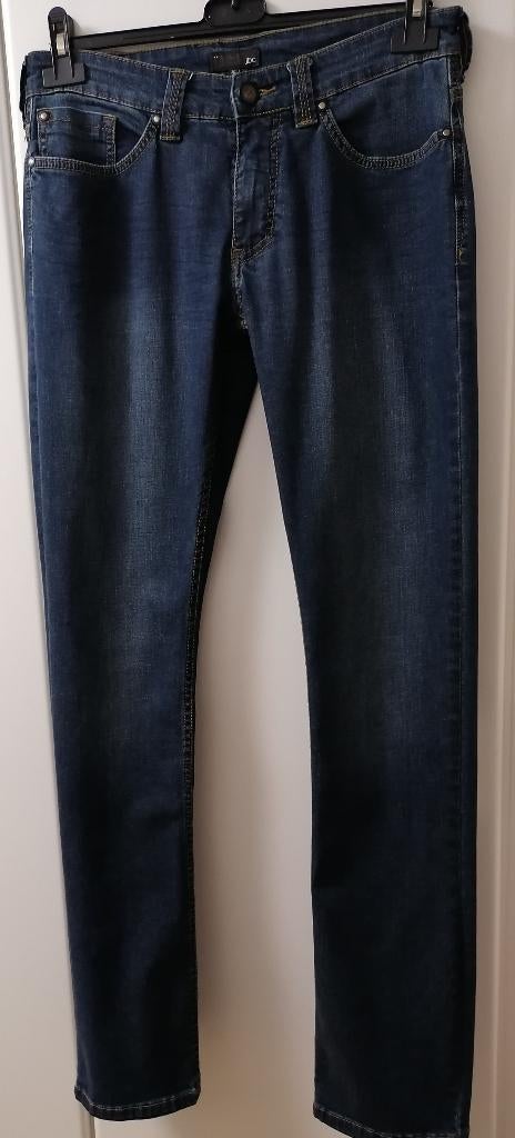 Blauw jeansbroek, slim fit, Tim Moore, 30-34, Kleding | Heren, Ophalen of Verzenden, Zo goed als nieuw, Blauw