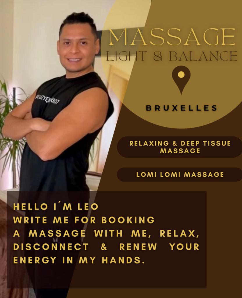 Masseur Relaxing Massage Bruxelles Saint Gilles, Diensten en Vakmensen, Ontspanningsmassage