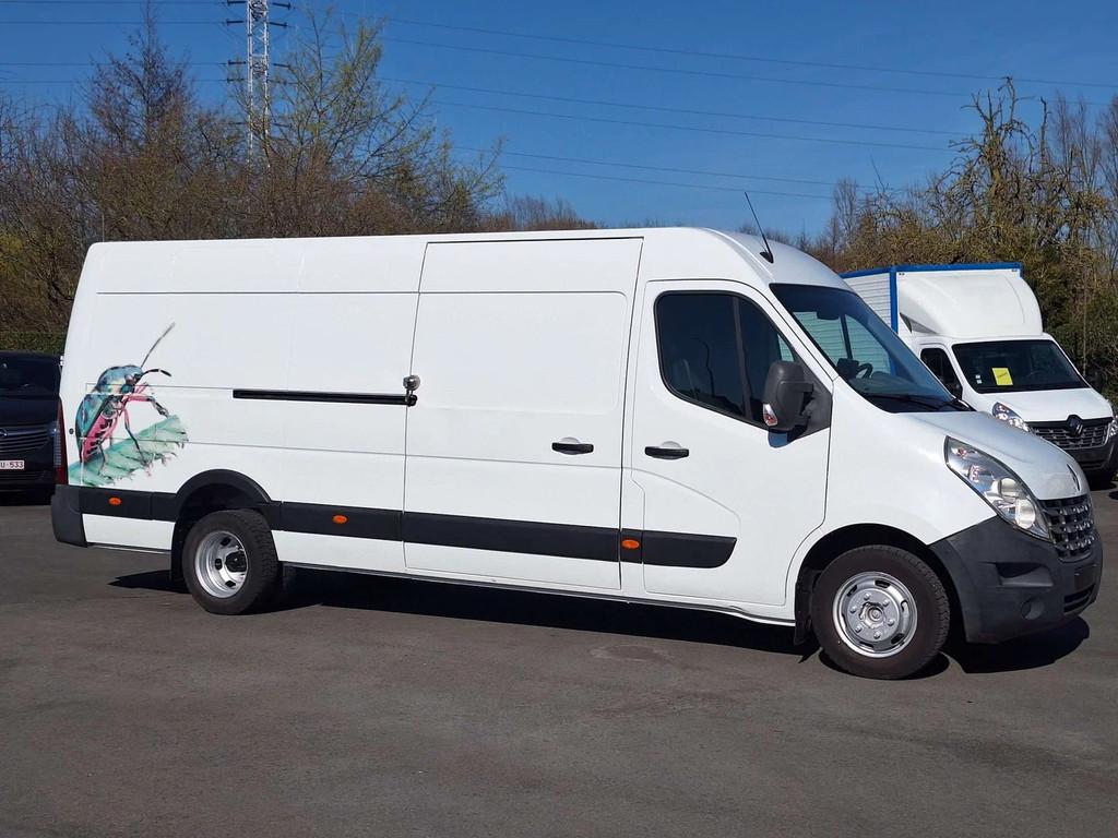 Renault Master 2.3 dCi 35 L4H2 dubbellucht (7397Netto+Btw/Tv, Auto's, Gebruikt, 4 cilinders, Renault, Wit