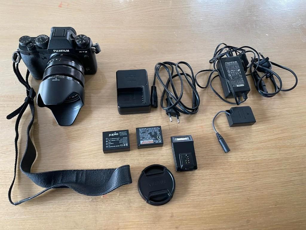 Systeemcamera Fujifilm X-T2 plus 23 mm lens, Ophalen, Spiegelreflex, Zo goed als nieuw, Fuji