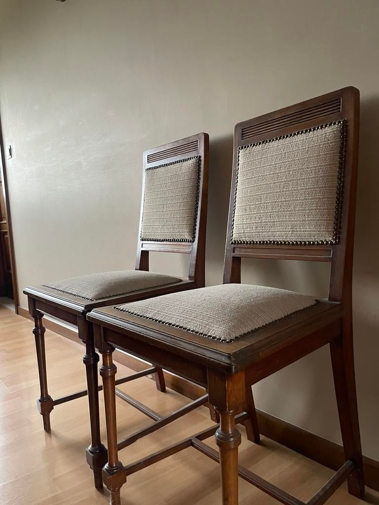 2 prachtige art deco stoelen, Antiek en Kunst, Ophalen