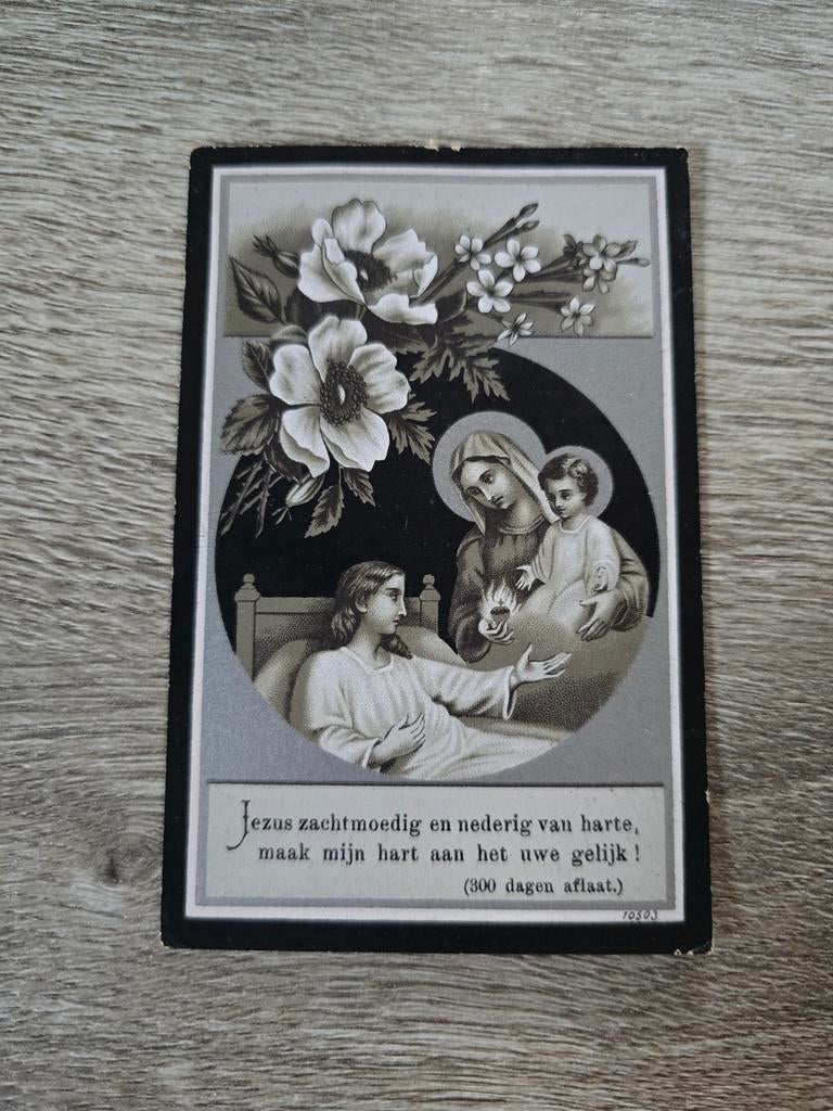 Doodsprentje 1905 Heist op den Berg, Kortenaken, Ophalen of Verzenden, Bidprentje