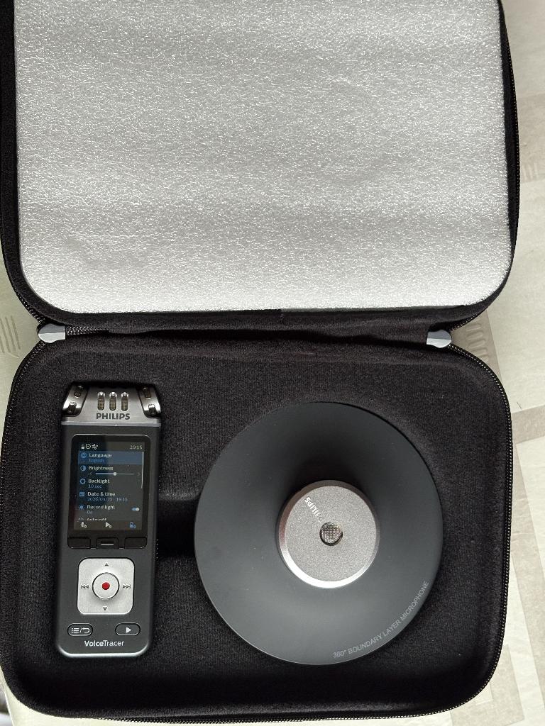 Philips VoiceTracer 6110 dictafoon, Ophalen, Bandrecorder