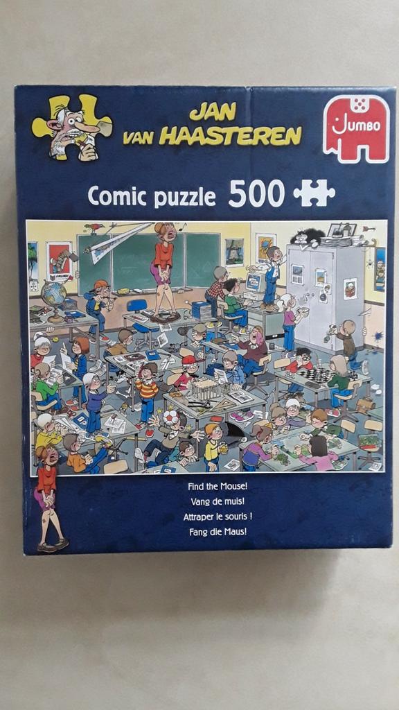 Puzzel Jan van haasteren.Vang de muis 500 st, Hobby en Vrije tijd, Denksport en Puzzels, Ophalen of Verzenden, Zo goed als nieuw
