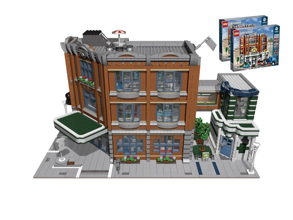 Lego 10264 - Hospital Corner Garage Custom, Instructions incluses, Lego, Ensemble complet, Comme neuf