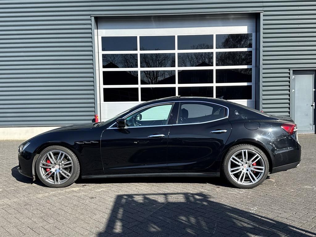 Maserati Ghibli 3.0 S V6 Q4, Carplay, Memory seat, Panoramad, Auto's, Maserati, Automaat, Gebruikt, Zwart, Zwart