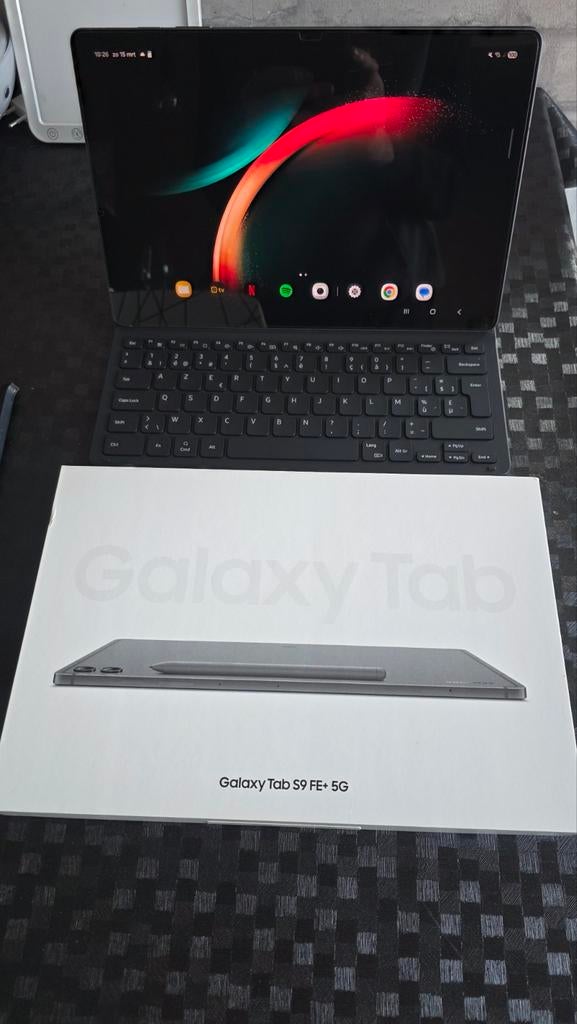Samsung Galaxy Tab S9 FE+ Met 5G Android 16 Nieuwstaat!!, Computers en Software, Android Tablets, Ophalen, 12 inch, Zo goed als nieuw