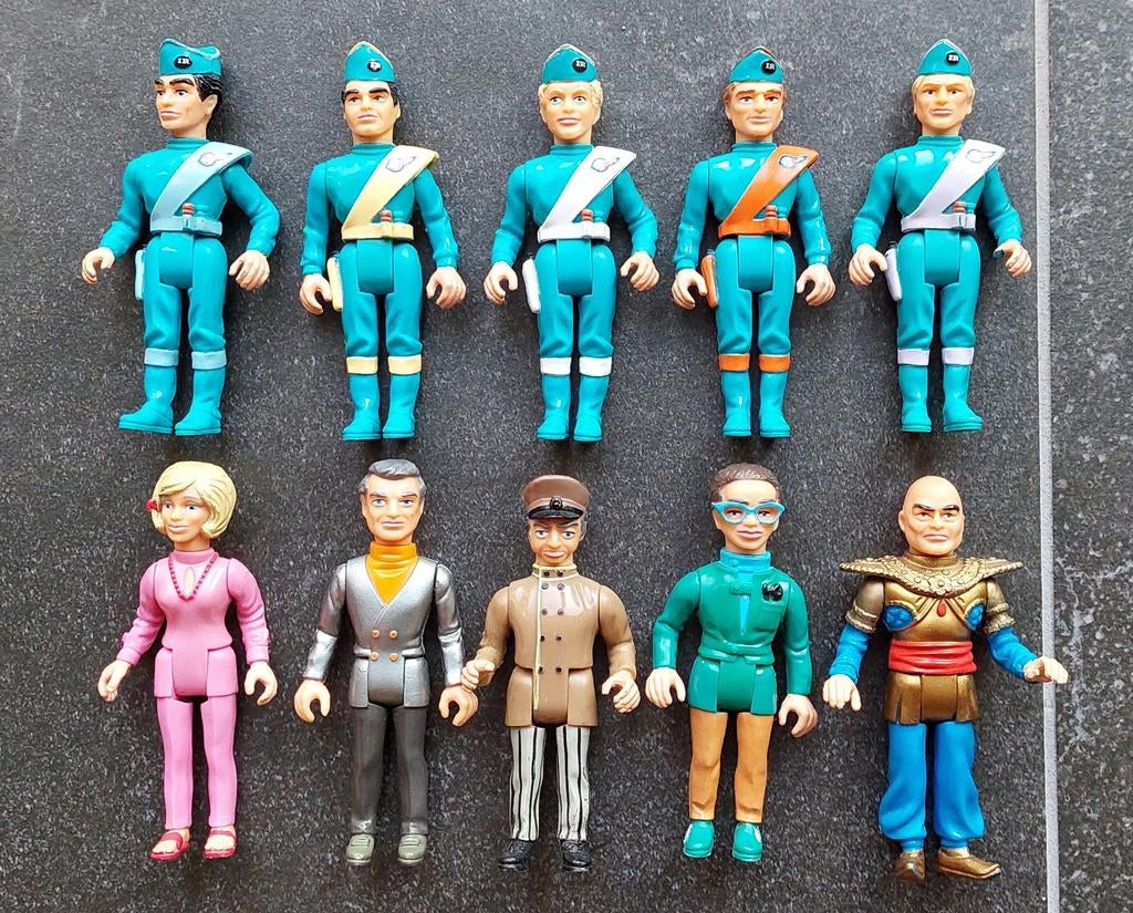 Thunderbirds poppetjes Matchbox (ook los te koop), Verzamelen, Speelgoed, Verzenden, Zo goed als nieuw