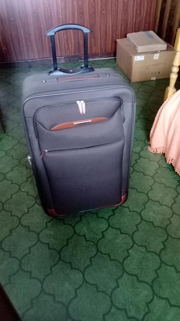 Valise "trolley", Ophalen, Zo goed als nieuw, Overige materialen, Wieltjes