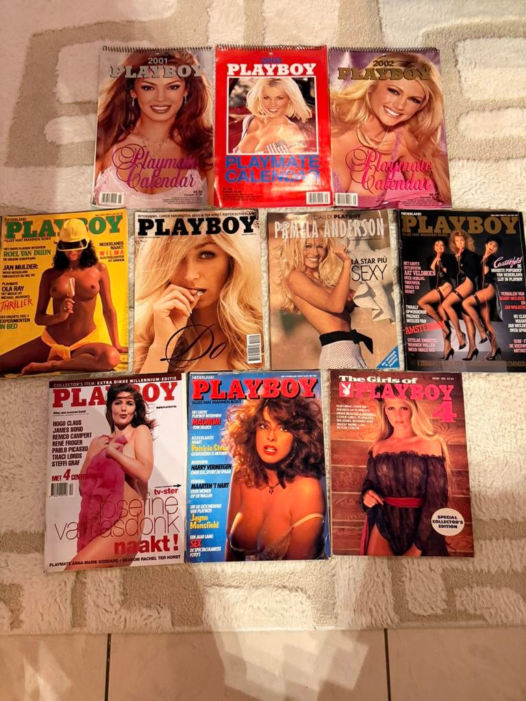 Vintage playboy 1984 + kalender, Boeken, Tijdschriften en Kranten, Ophalen, Zo goed als nieuw