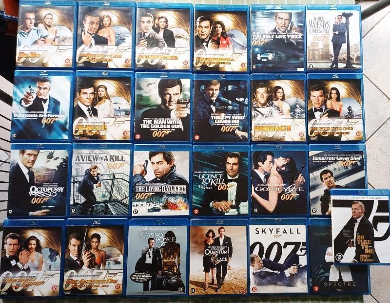 blu ray THE JAMES BOND COLLECTION 25 +1  (1 keer gespeeld), Cd's en Dvd's, Ophalen of Verzenden, Zo goed als nieuw