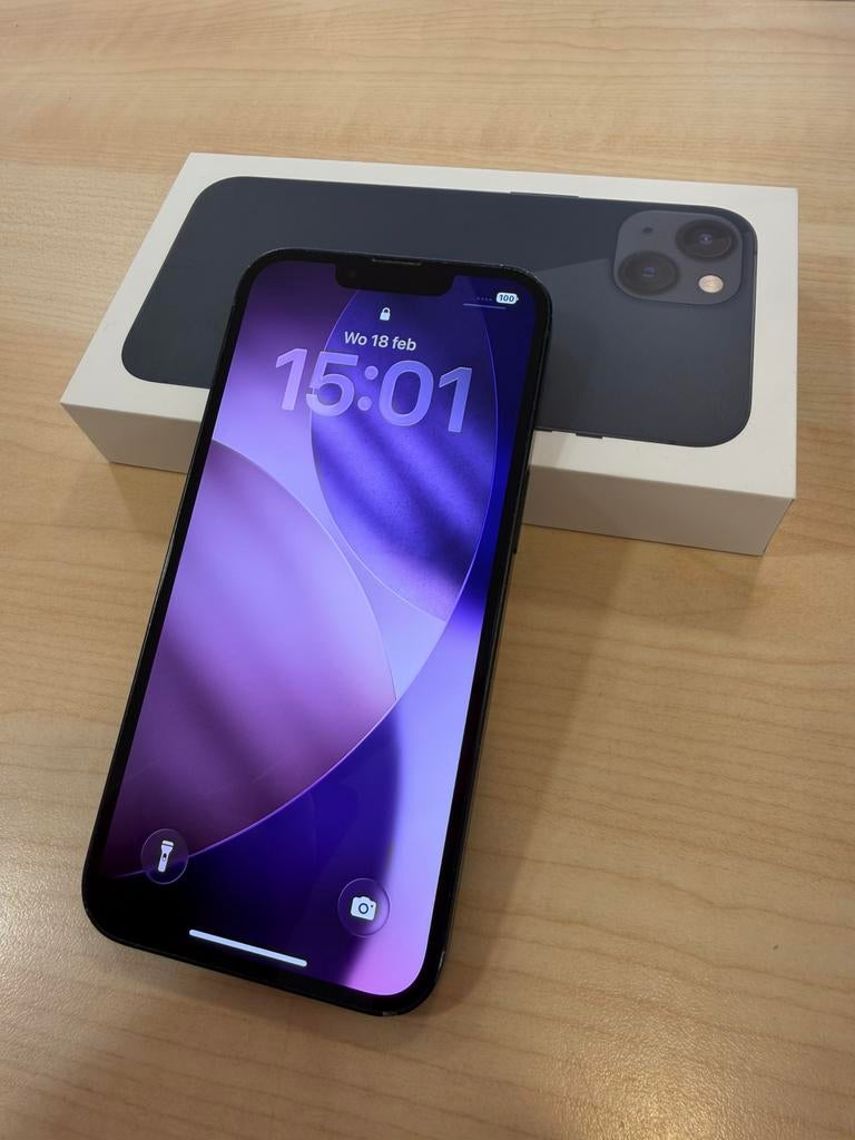 Apple iPhone 13 Midnight 128GB, Télécoms, Téléphonie mobile | Apple iPhone, 128 GB, Enlèvement ou Envoi, IPhone 13, Utilisé