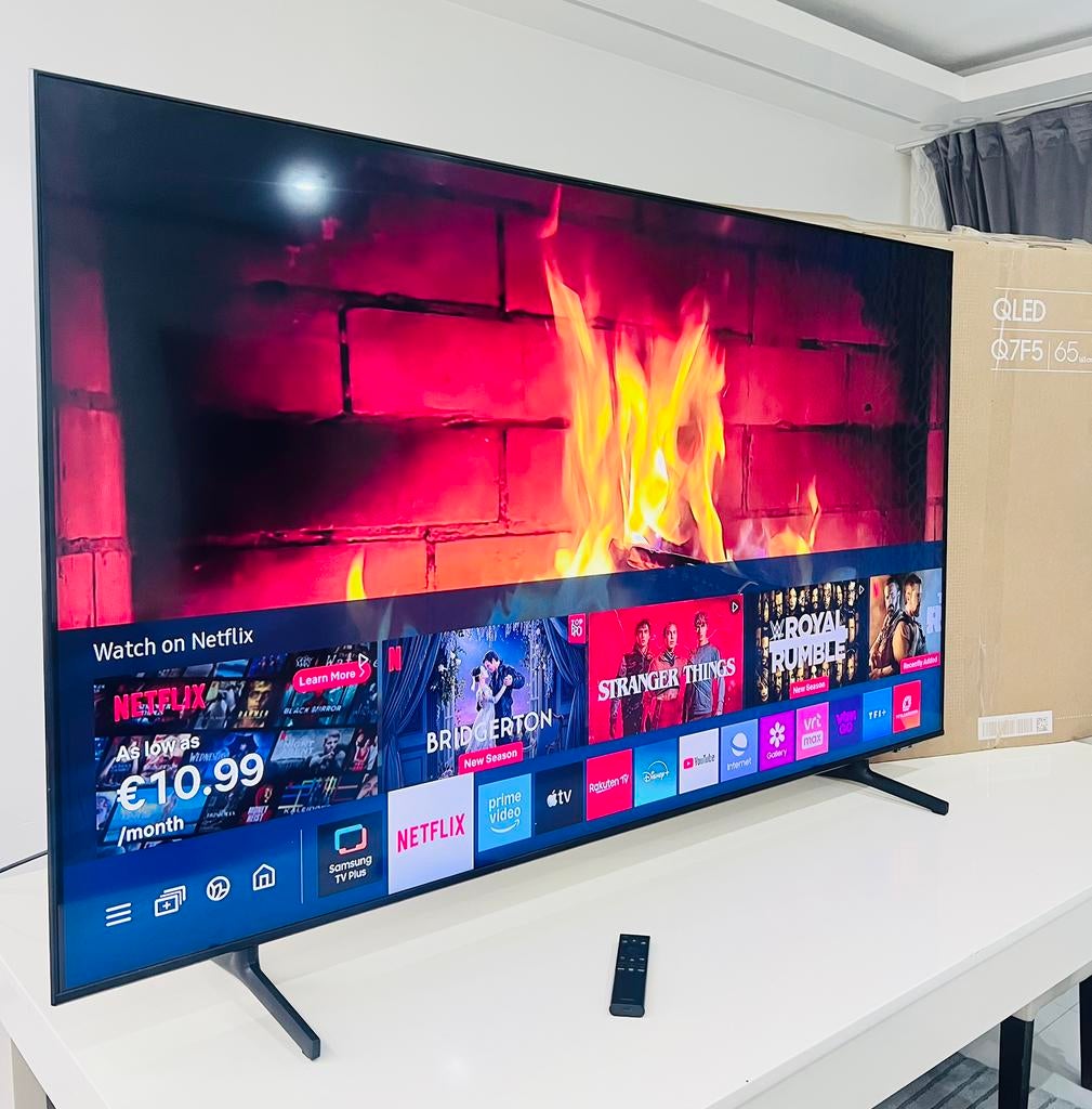Tv Smart Samsung QLED 65” 165cm, Audio, Tv en Foto, Televisies, Ophalen, Zo goed als nieuw, QLED, Samsung