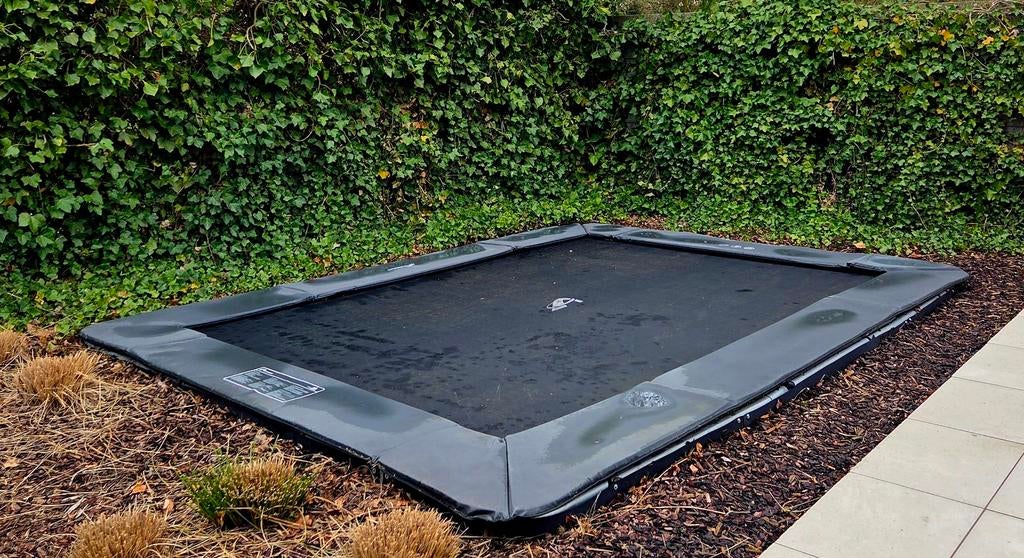 Semi-professionele trampoline - Akrobat -rechthoek 427x305cm, Sport en Fitness, Turnen, Ophalen, Materiaal
