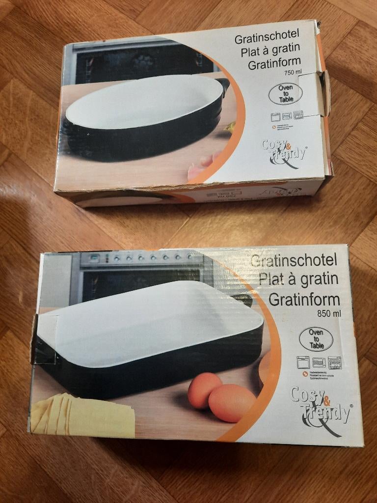 splinternieuw gratin schotels Cosy Trendy ovaal of rechthoek, Ophalen of Verzenden, Nieuw