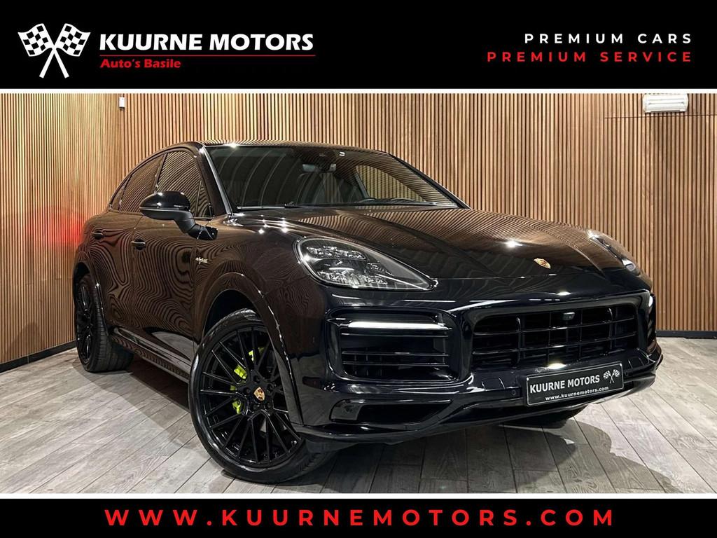 Porsche Cayenne E-Hybrid Coupé SportDesign Alu22"/Pano/Chro, Auto's, Porsche, Automaat, Cayenne, Gebruikt, 2995 cc
