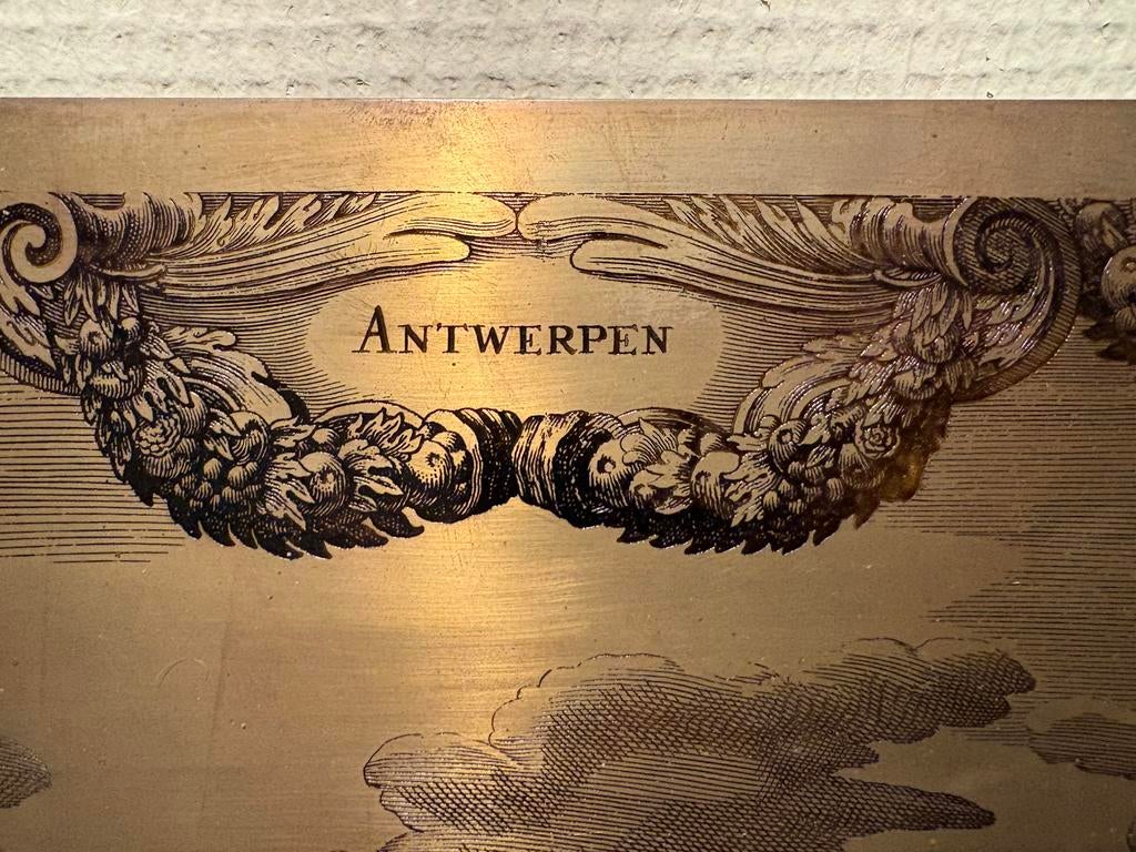 Kopergravure, Postzegels en Munten, Edelmetalen en Baren, Ophalen of Verzenden, Koper