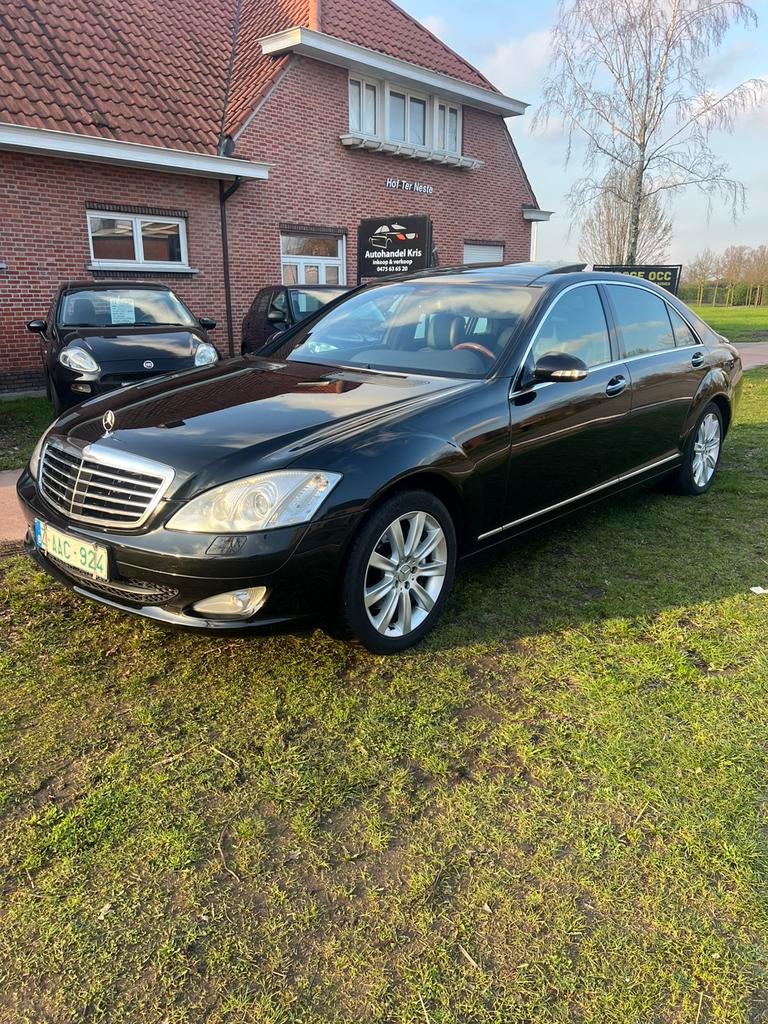 Mercedes s320cdi long w221 2007 euro4 pano , keyless …, Auto's, Mercedes-Benz, Automaat, 4 deurs, Zwart, Zwart