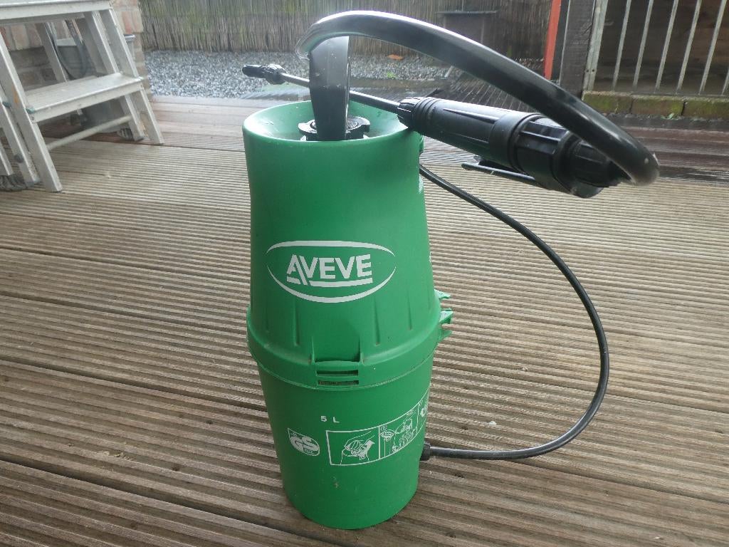 druksproeier, Ophalen, Zo goed als nieuw