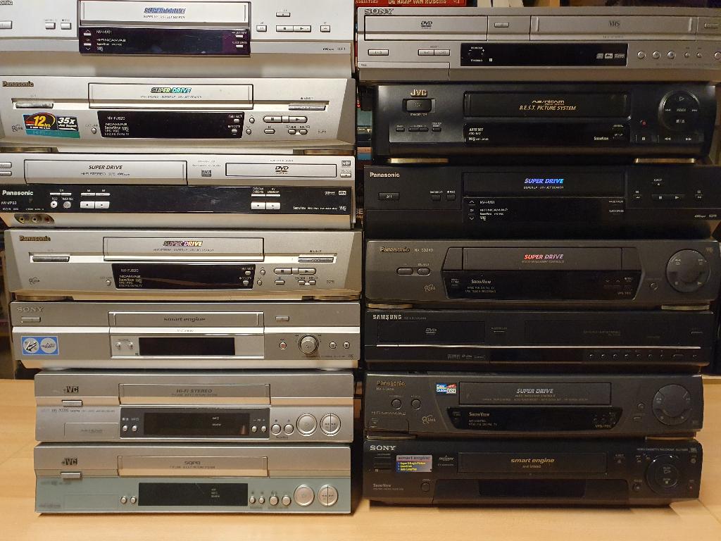 Diverse VHS Videorecorders te koop Sony, Panasonic, JVC, Audio, Tv en Foto, Videospelers, Ophalen