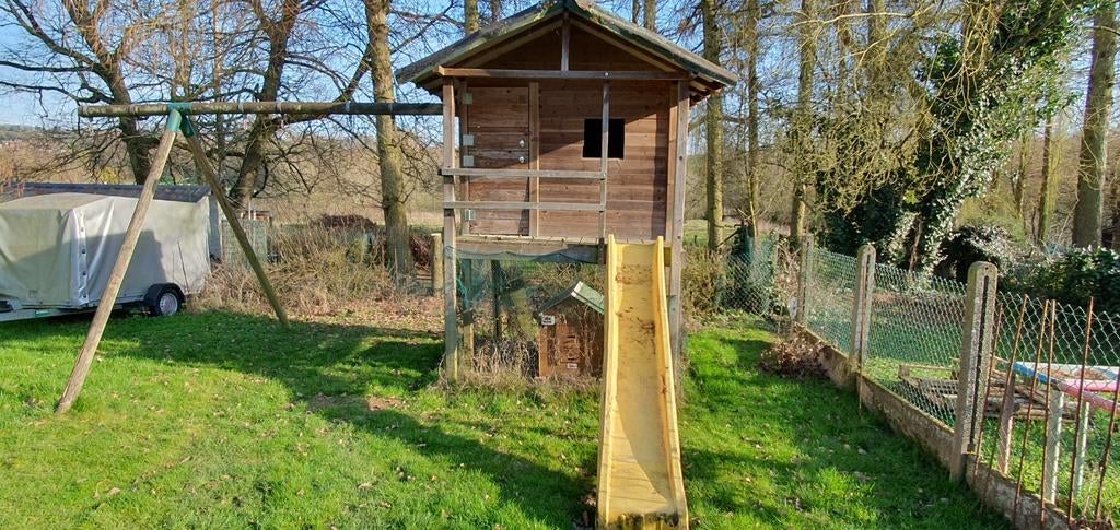 Portique enfant balançoires, Enfants & Bébés, Jouets | Extérieur | Cabanes d'enfant, Bois, Enlèvement