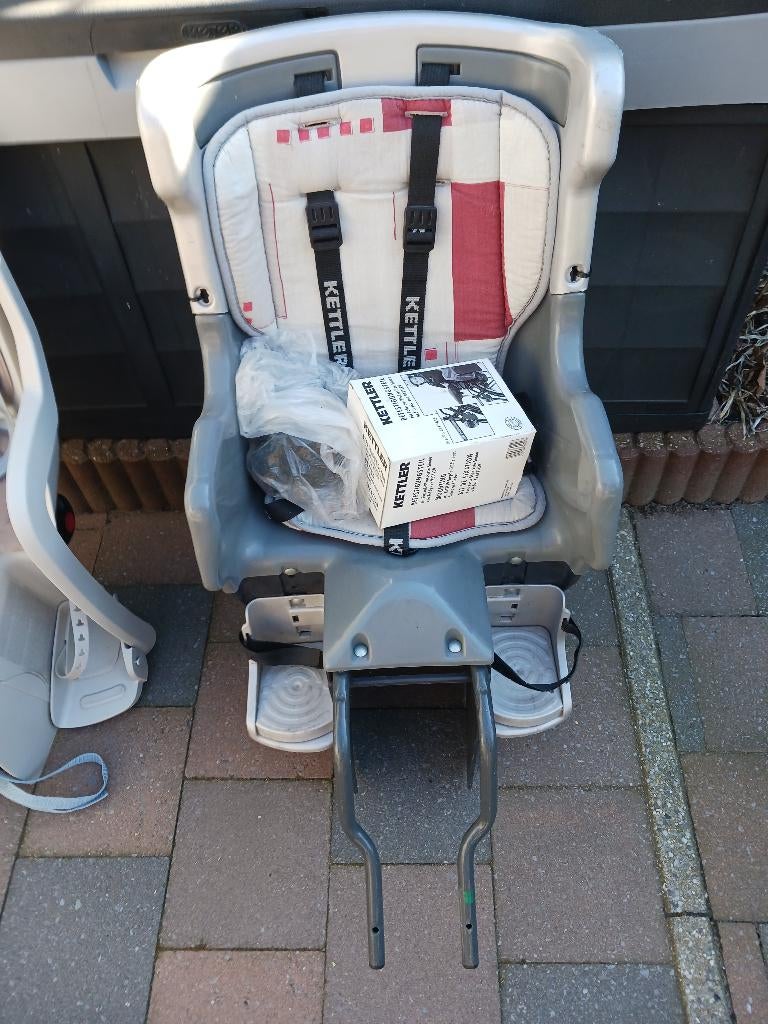 fietstoel achter kettler, Fietsen en Brommers, Fietsaccessoires | Fietsstoeltjes, Ophalen, Gebruikt, Achterzitje, Kettler