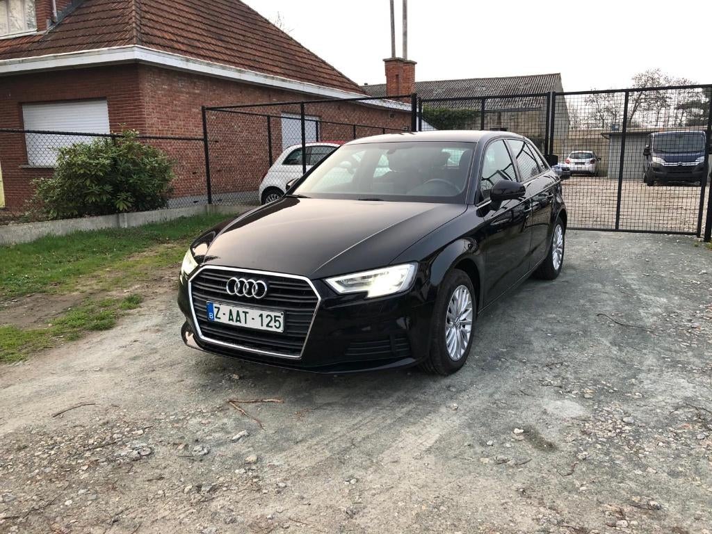 Audi A3 automaat, Leder, GPS, Velgen, 150pk, Auto's, 4 cilinders, Zwart, Leder, Electronic Stability Program (ESP)