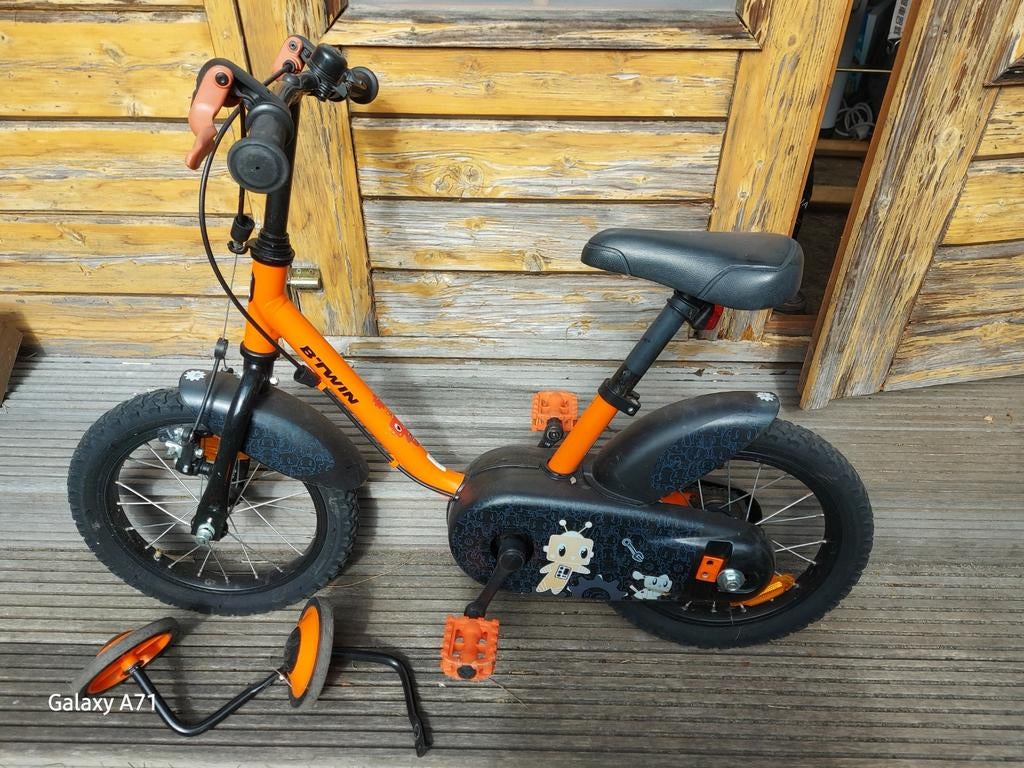 Velo b'twin 14 pouces : 3-5 ans, Enlèvement