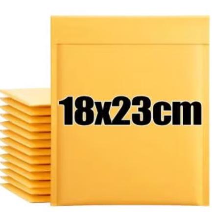 Sacs postaux en papier kraft avec bulles 50 pièces (11x23cm), Enlèvement ou Envoi, Enveloppe