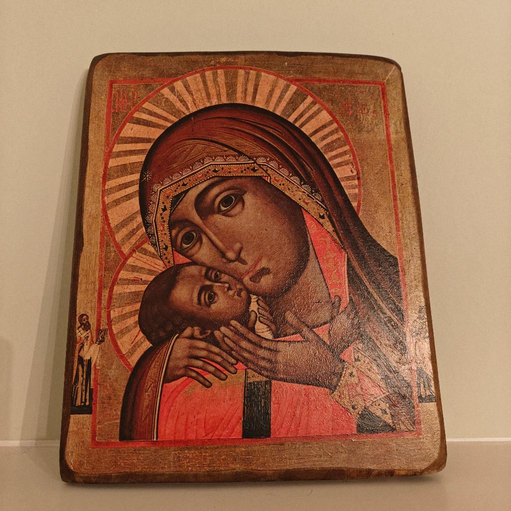 Icône sur bois, Antiquités & Art, Antiquités | Objets religieux, Enlèvement