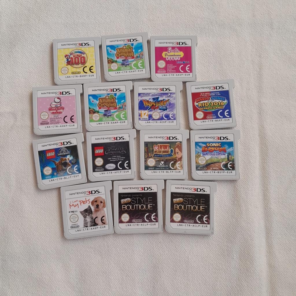 Lot 14 jeux 3ds, Hobby & Loisirs créatifs, Jeux de cartes à collectionner | Yu-gi-Oh!, Enlèvement ou Envoi