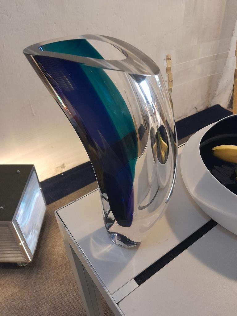 Vase Goran Warff pour Kosta Boda, Antiquités & Art, Antiquités | Verre & Cristal