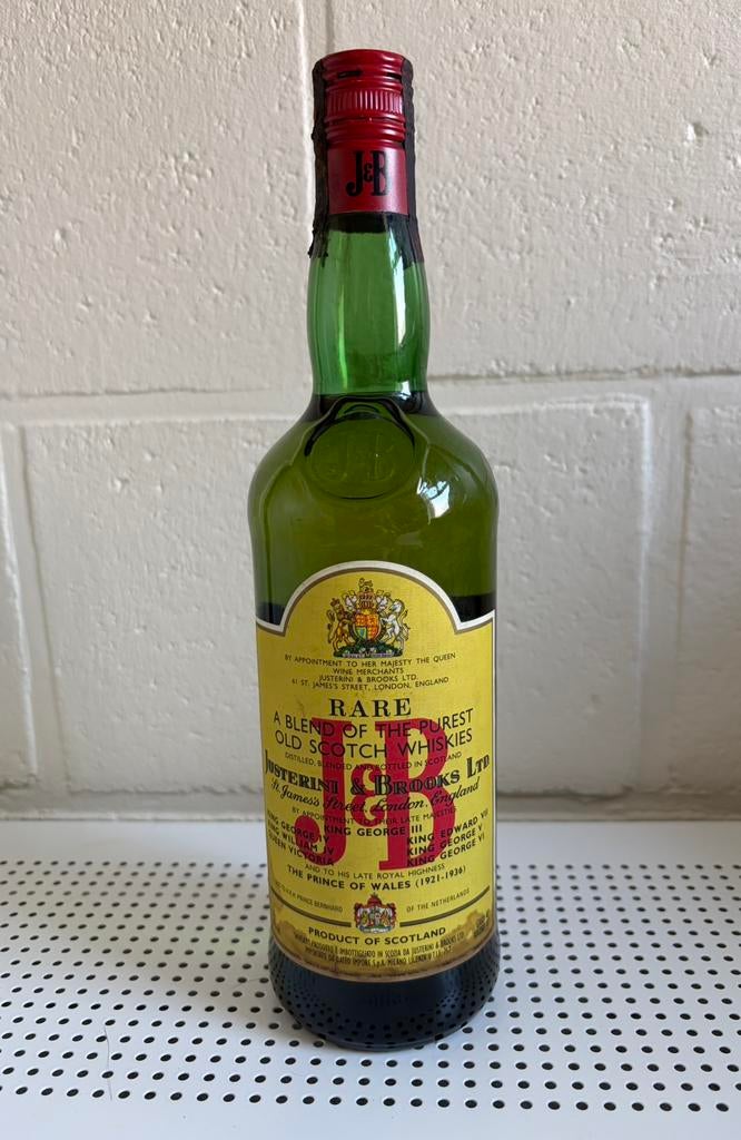 J&B 80s (old Scotch whisky) 75 cl, Ophalen of Verzenden, Nieuw