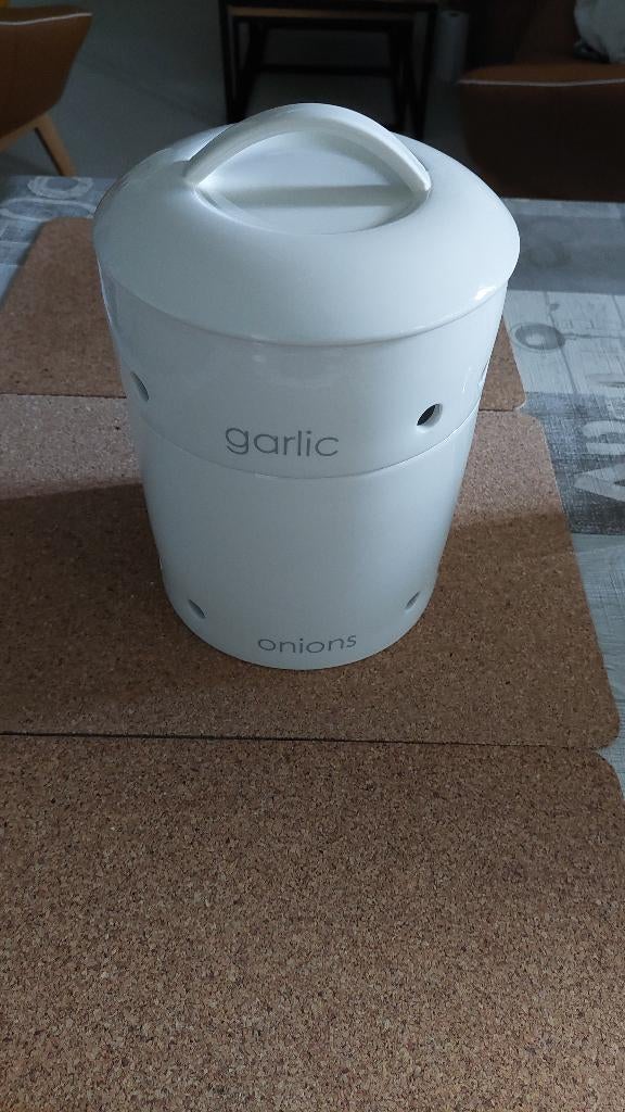 Pot de conservation ail - oignons, Enlèvement ou Envoi, Comme neuf, Céramique, Autres styles